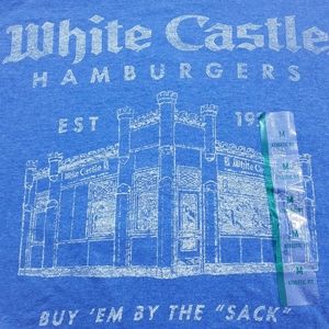New Mens White Castle Shirt